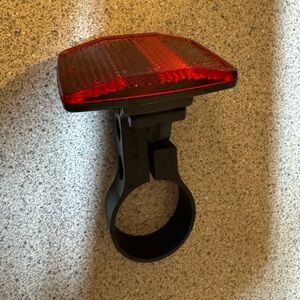 Red Bicycle Rear Reflector